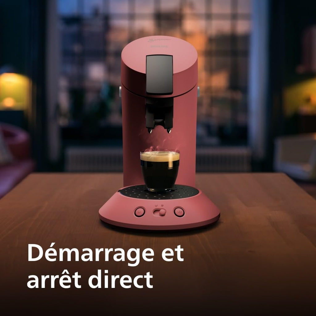 Machine à café à dosettes Arximo Rouge Tendre – vue 3