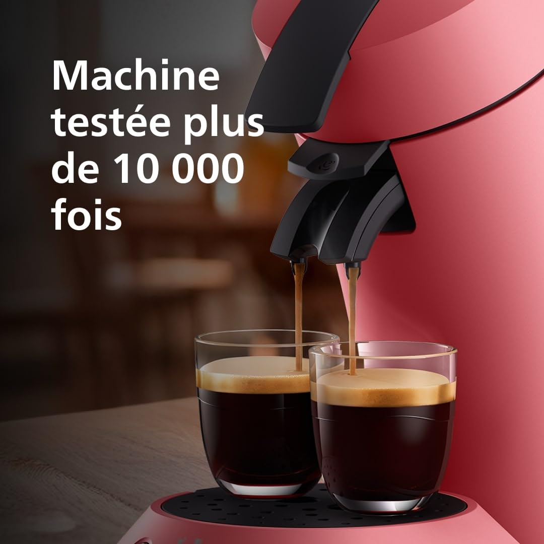 Machine à café à dosettes Arximo Rouge Tendre – vue 4