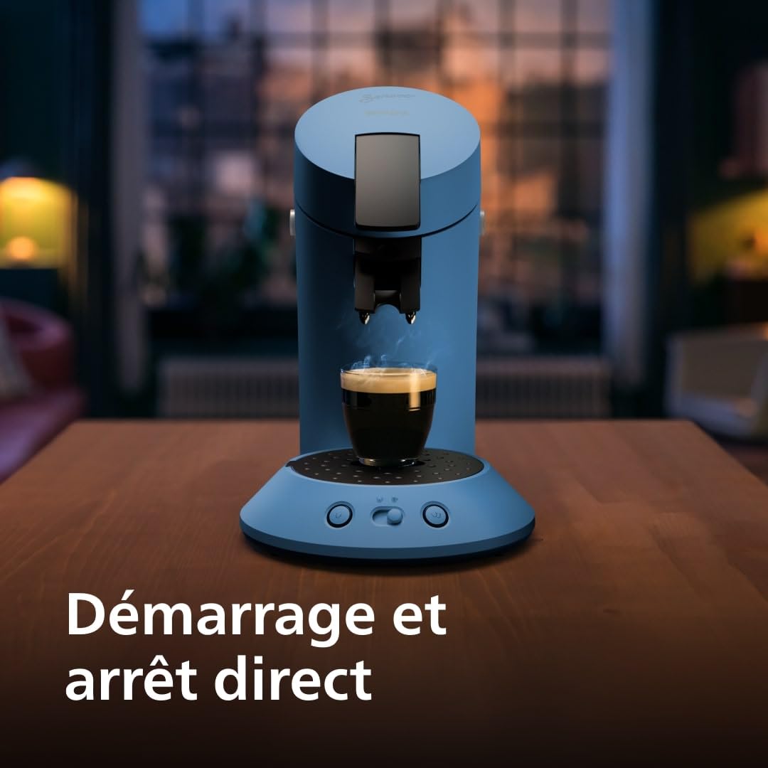 Machine à café à dosettes Arximo Bleu Paon – vue 3