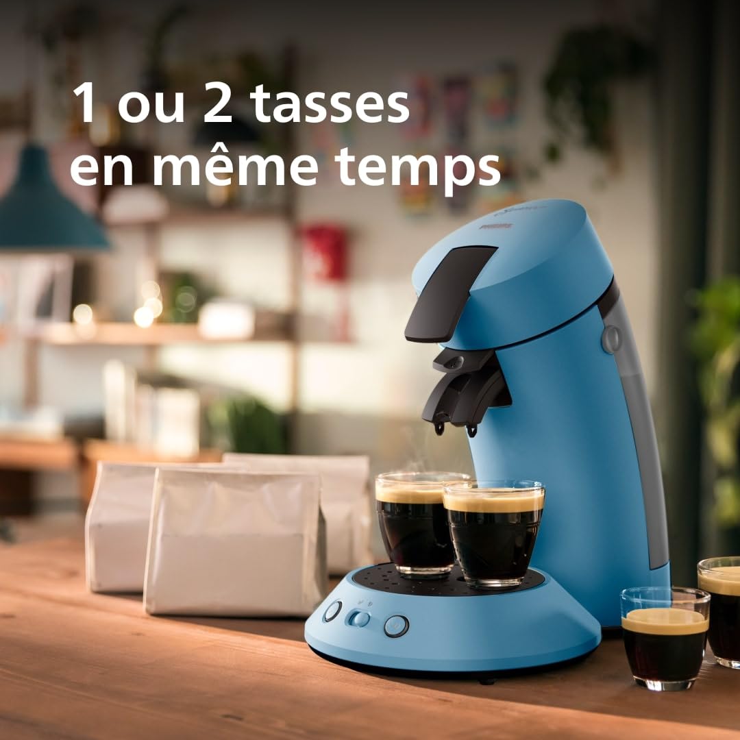 Machine à café à dosettes Arximo Bleu Paon – vue 2
