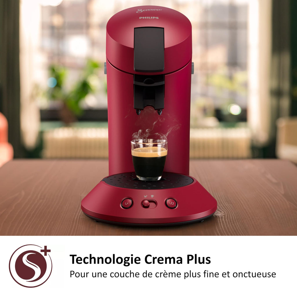 Machine à café à dosettes Arximo Rouge – vue 2