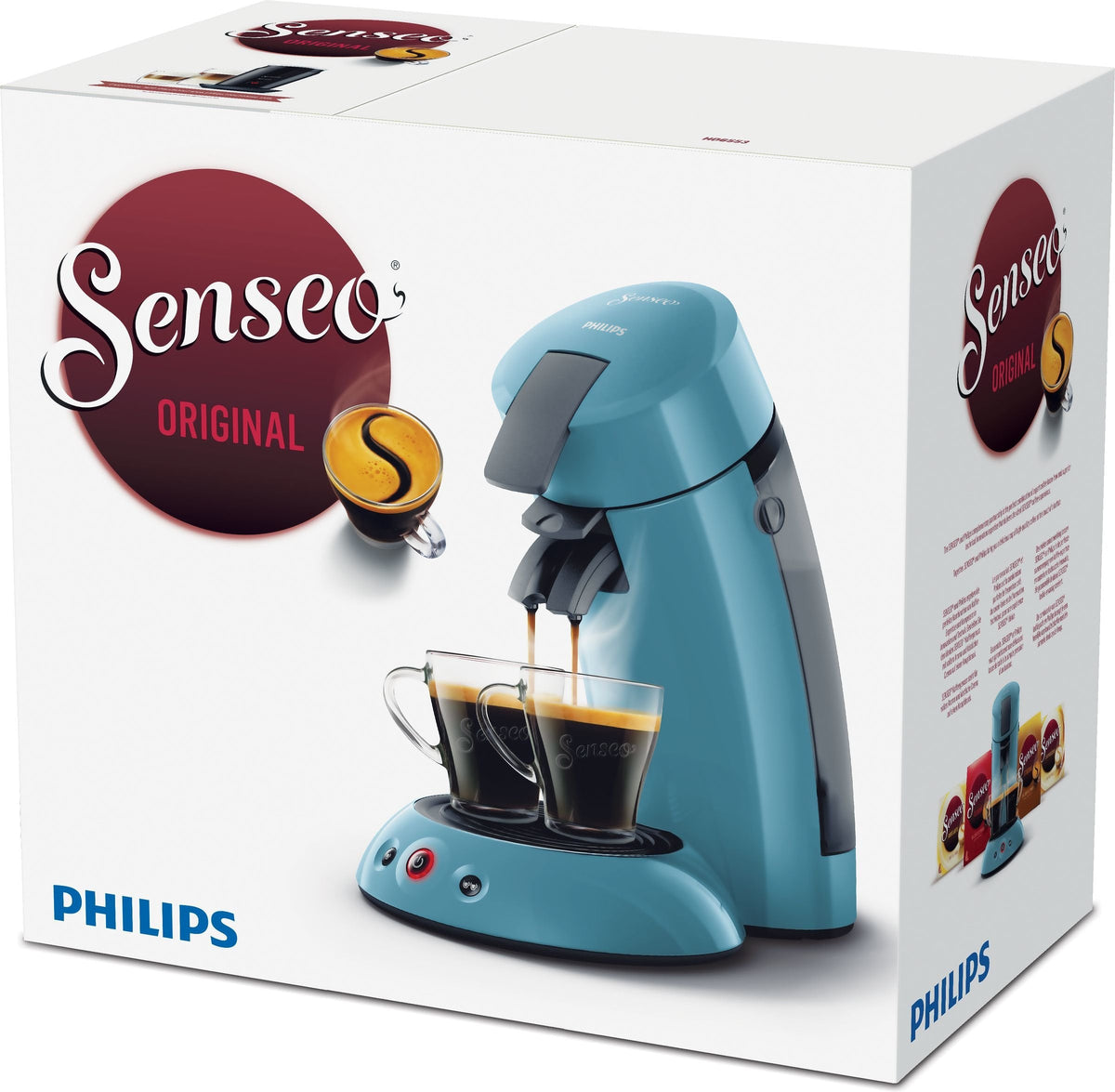 Machine à café à dosettes Arximo Bleu – vue 3